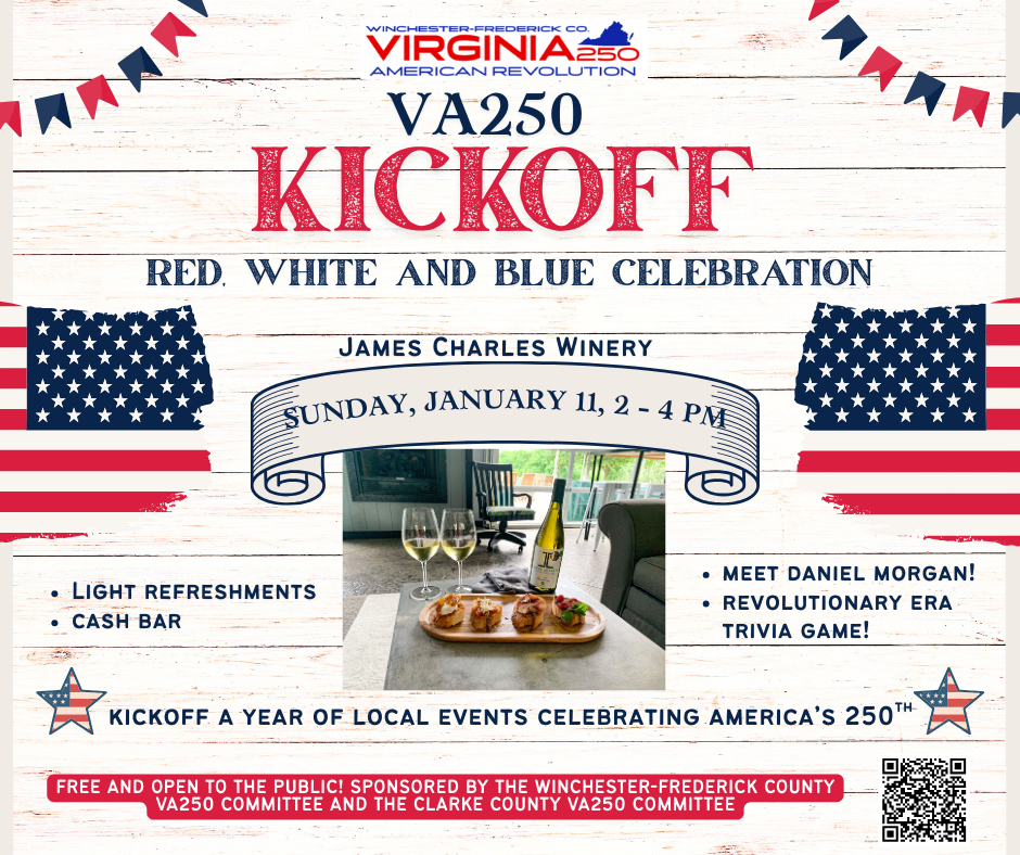 VA250th Kickoff: Red, White, and Blue Celebration!